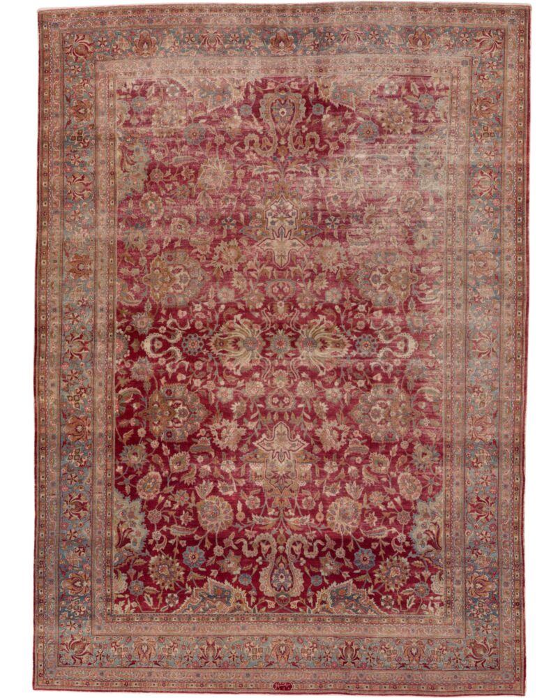 Antique Persian Lavar Kerman (Osseim) 13.2 x 10