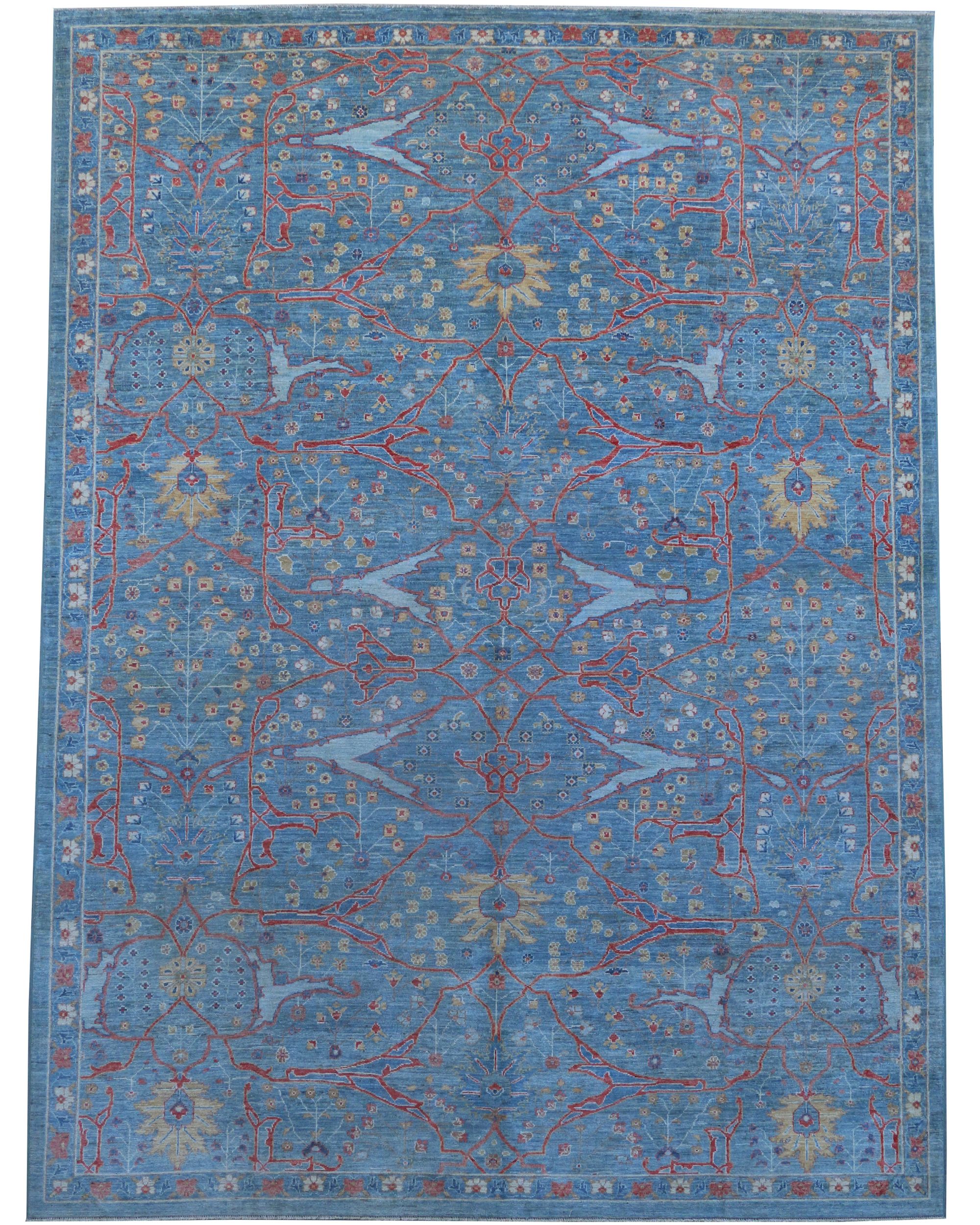 Fine Oushak Design 12.1 x 9