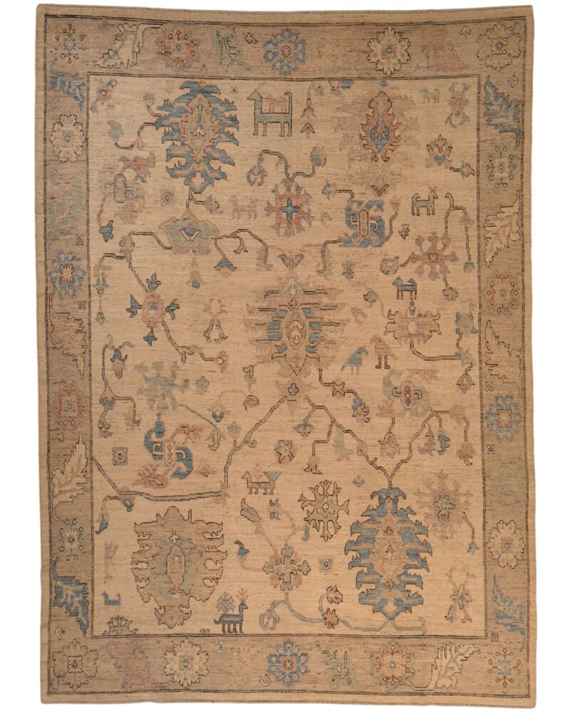 Fine Oushak Design 14 x 10