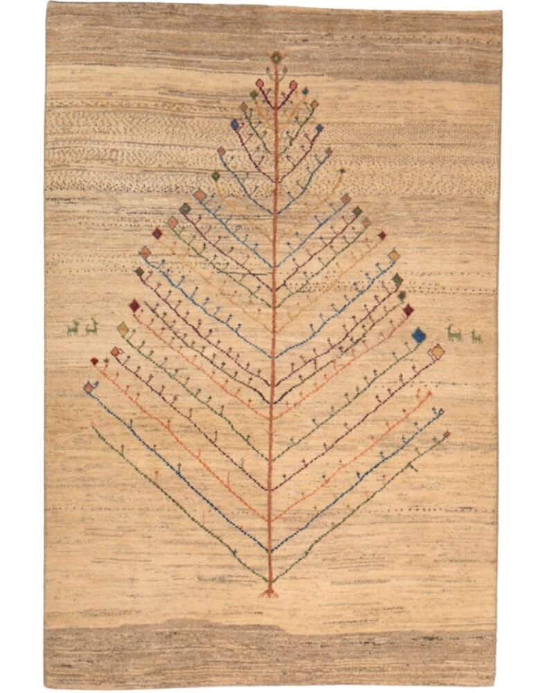 Fine Persian Zolanvari Gabbeh 7.7 x 5.1