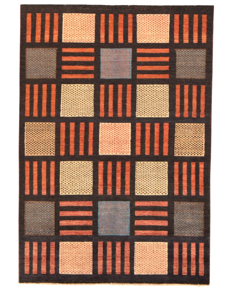 Fine Modern Gabbeh Design 8.5 x 5.7