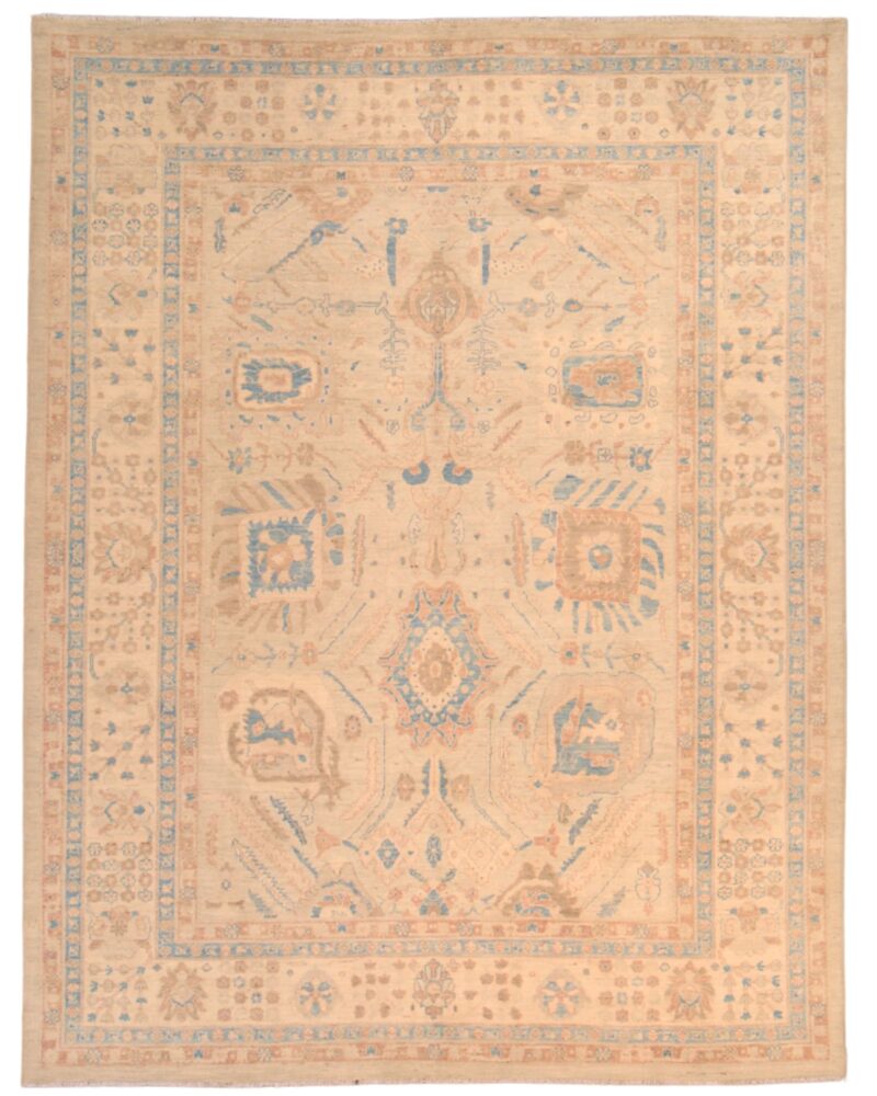 Fine Oushak Design 12 x 9